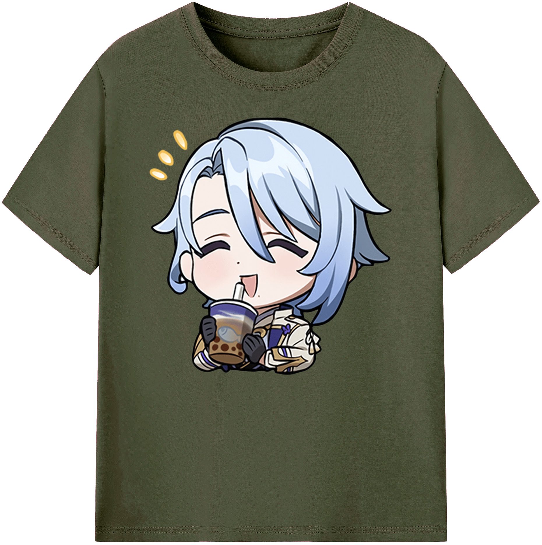 げんし神 神里綾人 かみさとあやと genshin Kamisato Ayato 綿100％ メンズ半袖Tシャツ｜肌触りやわらか＆通気性